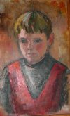 Portrait of S. Savage, age 11, by Eleanor de Ghize